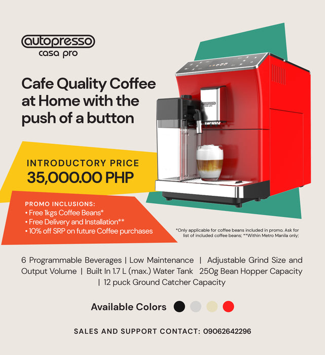 Autopresso Casa Pro - Home Use Bean to Cup Machine