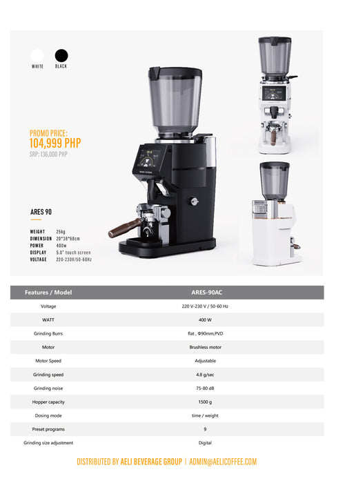 Wendougee ARES90 Commercial Espresso Coffee Grinder